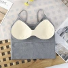 Spring/Summer 2022 Women's threaded anti-glare vest, beautiful back underwear, strapless seamless wrap with a strappy top inside Application Scenario
